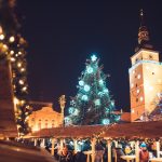 vianočný stromček Námestie sv. Trojice v Trnave 2017_zdroj Region Trnava