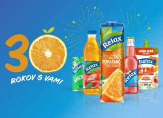 30 rokov s chuťou ovocia: Relax 100 % Pomaranč